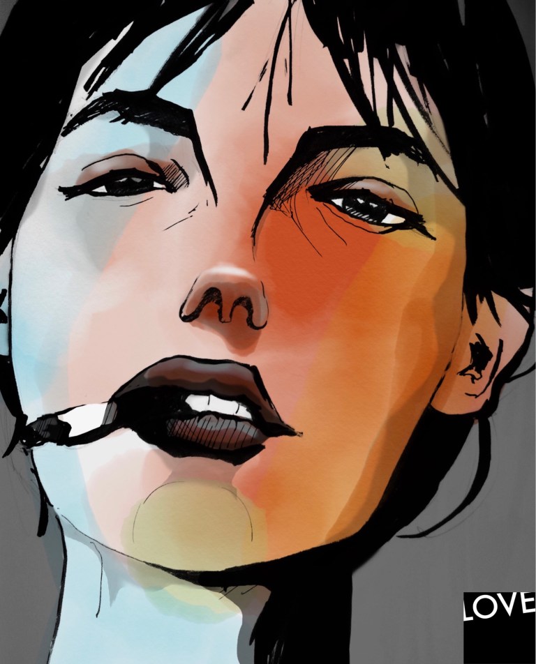 loveblackdot_smokinglady